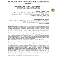 Análise Espacial dos Rejeitos de Minérios em Ecossistemas Marinhos no Brasil