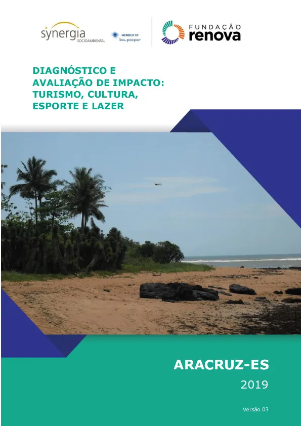 Diagnóstico e Avaliação de Impacto: Turismo, Cultura, Esporte e Lazer-Aracruz-ES