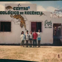 Antiga fachada do Centro Ecologico em Regência