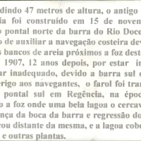 Resumo Histórico sobre o Farol de Regência