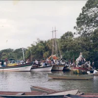 Festa dos Pescadores em Regência – Barcos enfeitados