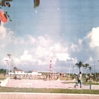 Campo de futebol em Regência