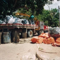 Derramamento de óleo no Rio Doce em Regência