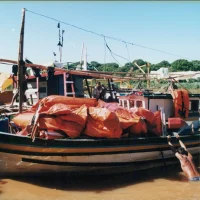 Barco pesqueiro – Derramamento de óleo.