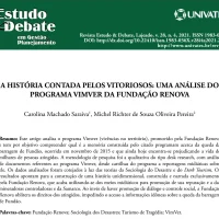 A história contada pelos vitoriosos: uma análise do Programa Vimver da extinta Fundação Renova