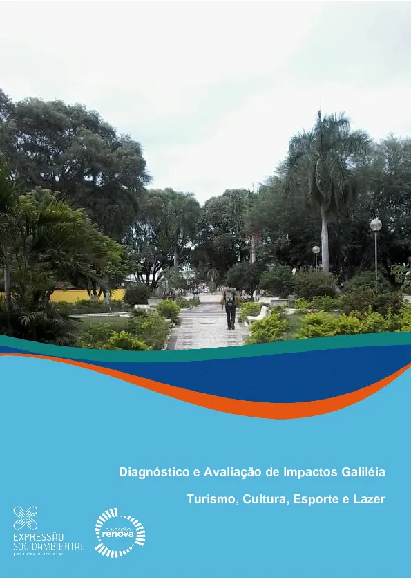 Diagnóstico e avaliação de impactos em Galileia – Turismo, cultura, esporte e lazer