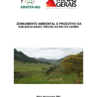 Zoneamento ambiental e produtivo da sub-bacia Baixo Trecho do Rio do Carmo – Final