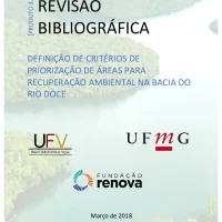 Revisão bibliográfica: definição de critérios de priorização de áreas para recuperação ambiental na bacia do rio doce