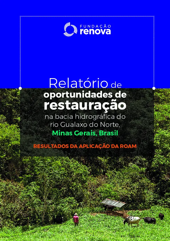 Relatório de oportunidades de restauração na bacia hidrográfi ca do rio Gualaxo do Norte, RESULTADOS DA APLICAÇÃO DA ROAM