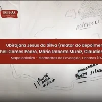 Trilhas de Memórias – Cartografia afetiva de Povoação/ES por Sr. Bira, Michell, Mário e Claudionor